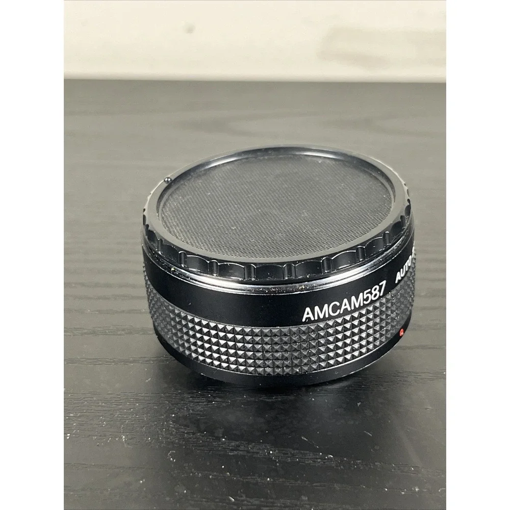 Vintage AMCAM 587‎ Auto 2x Teleconverter Lens Japan